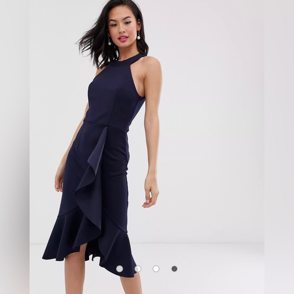 ASOS high neck midi dress - size 4 - perfect for wedding guest